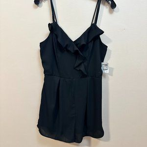 NWT Charolette Russe Black Romper